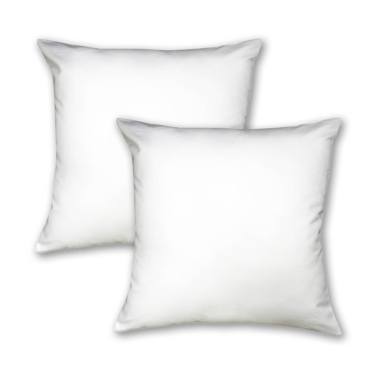 2PC Throw Pillow Covers 18 x 18 Inch Egyptian Cotton 1000 Thread Count USA